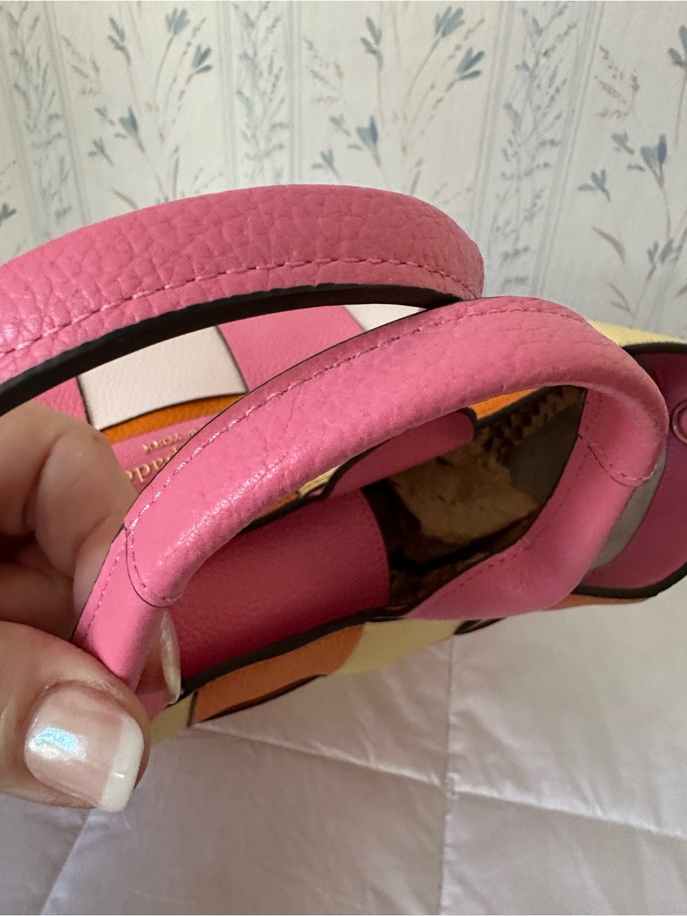 Kate Spade Woven Leather Patchwork Tote - Picture 4 of 15